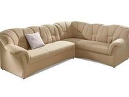 DOMO collection Ecksofa Papenburg B/T/H: 242/190/84 cm L-Form, wahlweise mit Bettfunktion, Langer Schenkel links oder rechts
