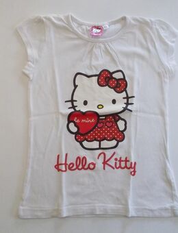 T-Shirt für Mädchen der Marke Hello Kitty Gr. 128-134 zu verkaufen. - Bielefeld