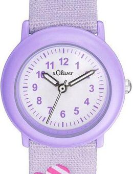 s.Oliver Quarzuhr 2036750, Armbanduhr, Kinderuhr, Mädchen, Herzen, Geschenkidee