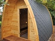 Sauna Pod NEU L300 B240cm Vorraum 45mm Kiefer - Rietberg