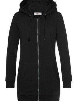 Flashlights Sweatjacke in langer Form mit Zipper
