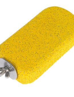 TIAKI Vogelsitzstange breit aus Bims - L 13,5 x B 7 x H 2,8 cm