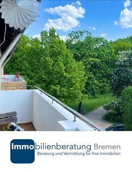 Vermietete Drei-Zimmer-Wohnung mit zwei Balkonen und Garage - Bremen