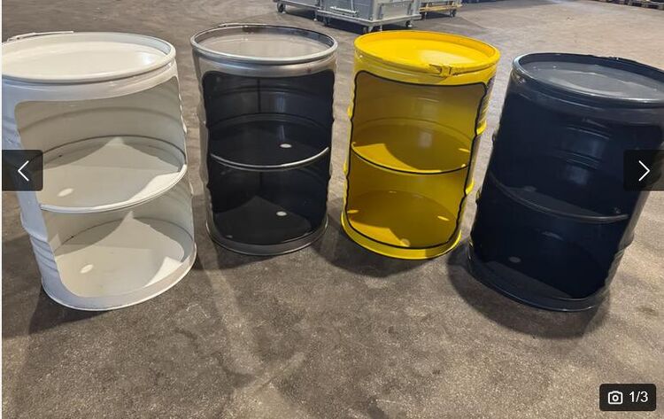 B-Ware Fassmöbel Fass Design Regal Ölfass Möbel 210 Liter - Hamminkeln