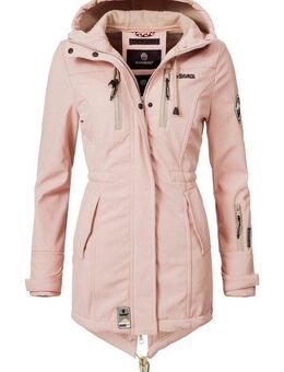Marikoo Funktionsmantel Zimtzicke Wasserdichter Softshell Parka mit Kapuze