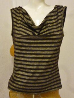 #Streifen-Top, Gr. 38, #braun-gold, #Bodyright, #Markenmode - Pfaffenhofen (Ilm) Zentrum
