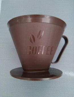 Hand-Kaffeefilter aus braunem Kunststoff von Fackelmann - Hannover Vahrenwald-List