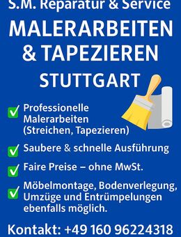 S.M. Reparatur & Service – Reparatur · Montage · Umzüge (Stuttgart) - Stuttgart