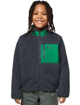 Jack Wolfskin Fleecejacke ICE CURL JACKET K Wärmend, winddicht, Übergangsjacke