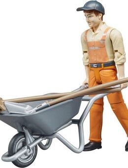 Bruder® Spielfigur bworld Kommunalarbeiter (62130), Made in Europe