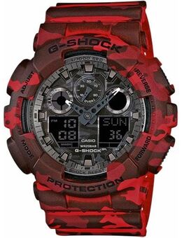 Casio G-Shock Classic Camouflage rot Herrenuhr | GA-100CM-4AER - Gifhorn