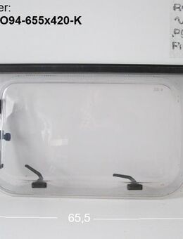 Wilk-Wohnwagenfenster Roxite 94 D399 Polyplastic ca 65,5 x 42 geb - Schotten Zentrum