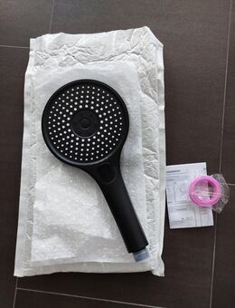 Schwarzer Dusch Handbrausenkopf mit Zubehör , 13cm Durchmesser , Neuware , O.V.P. **Anschauen** - Köln