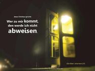 Christliches Poster A2: Telefonzelle mit offener Tür -NEUWARE - Edition Katzenstein - Wilhelmshaven