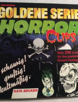 DATA BECKER  GOLDENE SERIE  HORROR CLIPS     Buch und CD-ROM - Gladbeck