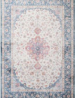 my home Teppich Omar, Druckteppich, orientalisches Design, mehrfarbig, bedruckt, rechteckig, Höhe: 13 mm, Orient-Optik, Vintage Design, weich, Wohnzimmer, Schlafzimmer