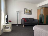 Großzügiges, möbliertes 1-Zimmer-Apartment mit Bad, Küche und Balkon in Tennenlohe - Erlangen