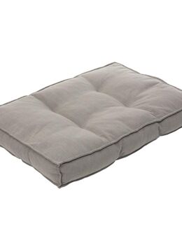 Hundebett Hamilton ecoLIFE Grau - L 90 x B 62 x H 12 cm