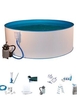 my POOL BWT Rundpool ink. umfangreichem Zubehör (Komplett-Set, 10-tlg), in verschiedenen Größen