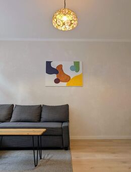 Frisch renovierte, komplett möblierte 45-m²-Wohnung mit Balkon - Leipzig