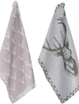 PAD Geschirrtuch Deer, (Set, 2-tlg)