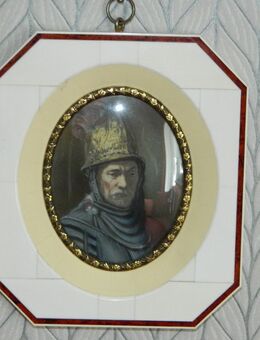 Der Mann mit dem Goldhelm, Lupenmalerei, Miniatur, Gänsefeder, Rembrandt - Essen