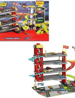 Dickie Toys Spiel-Parkgarage Parking Garage, inklusive 5 Fahrzeuge, mit Licht und Sound