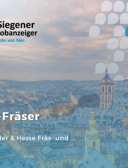 Zerspanungsmechaniker/CNC-Fräser/Industriemechaniker (m/w/d) - Olpe