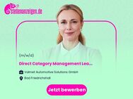 Direct Category Management Lead (f/m/x) Battery Cells - Bad Friedrichshall