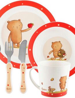 Sigikid Kindergeschirr-Set Mister O'Lui und Rupert, Mister O'Lui, 1 Personen, Kunststoff