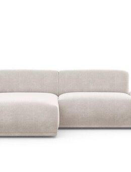 TRENDMANUFAKTUR Ecksofa Braga, mit hochwertigem Kaltschaum, L-Form, in Cord erhältlich, modernes Sofa, Couch mit hohem Sitzkomfort, 275/72/160 cm (B/H/T)