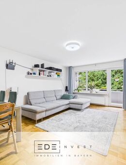 Moderne Etagenwohnung mit Balkon in Bogenhausen-Oberföhring - München