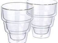 Mulex Latte-Macchiato-Glas Mulex Gläser Set Denver, Borosilikatglas, doppelwandiges Trinkglas ideal f. Kaffee, Cappuccino, Latte Macchiatto