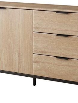 OTTO home Sideboard Jorinde, Melaminoberfläche, flexibler Stauraum und robustes Metallgestell