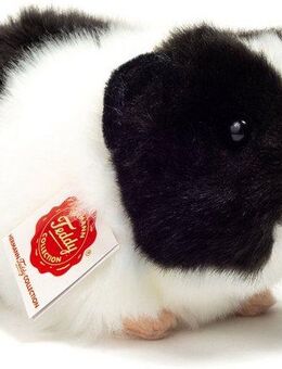 Teddy Hermann® Kuscheltier Meerschweinchen schwarz/weiß, 20 cm, zum Teil aus recyceltem Material