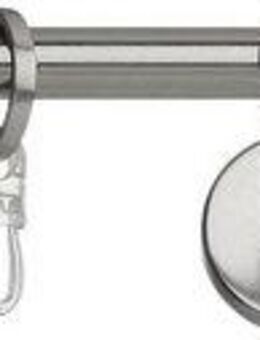 indeko Gardinenstange Linz, 1-läufig, Wunschmaßlänge, verschraubt, Komplett-Set inkl. Ringen und Montagematerial