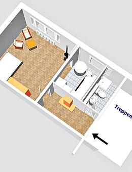 Bezugsfreie möblierte Einzimmerwohnung Berlin Charlottenburg von Privat - Berlin