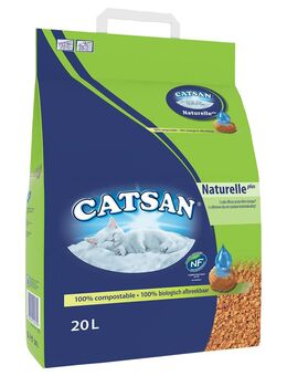 Catsan Naturelle Plus Katzenstreu - Sparpaket: 2 x 20 l