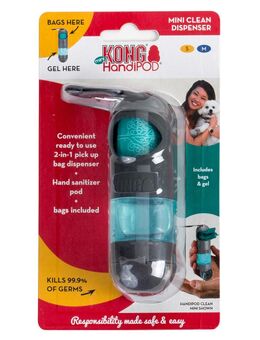 KONG HandiPOD Mini Kotbeutelspender & Handgel - inkl. 1 Rolle Kotbeutel & Handgel