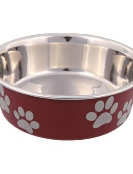 Trixie Edelstahlnapf mit Kunststoffmantel - 300 ml, Ø 12 cm