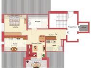 Moderne 2-Zimmerwohnung im Dachgeschoss mit Aufzug und Balkon in Borken-Weseke! - Borken
