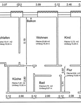 schöne, neu sanierte 3 ZW in Kloster Zinna - Jüterbog