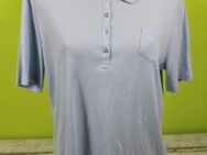 Box#42 C&A Poloshirt L 42 Shirt T-Shirt kurzarm Polo Kragen blau Damen - Mühlberg (Elbe)