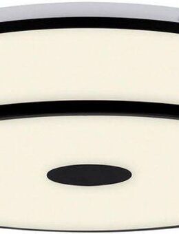 Briloner Leuchten LED Deckenleuchte LED Deckenleuchte, schwarz-weiß, LED/18W