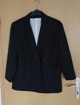 Jacke Blazer schwarz, Größe: 42, Trevira - Immenhausen