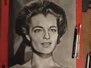 Romy Schneider,Portrait,Bild,Gemälde,Zeichnung,Sisi,Romy - Altenstadt (Waldnaab)