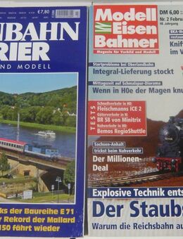 Modelleisenbahn Magazine Modelleisenbahner 02 1999 Eisenbahnkurier 07 2013 - Amberg