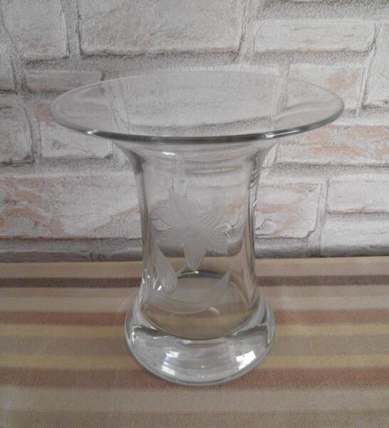 Kristall - Vase von Formano - Unna