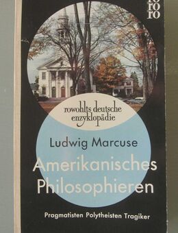 Ludwig Marcuse: Amerikanisches Philosophieren (1959) - Münster