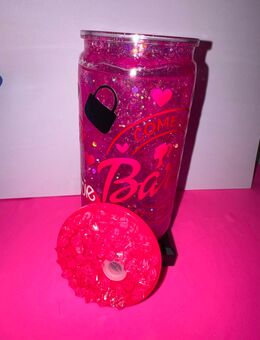 Schneekugel Becher Snowglobe Pink Barbie - Bitterfeld-Wolfen
